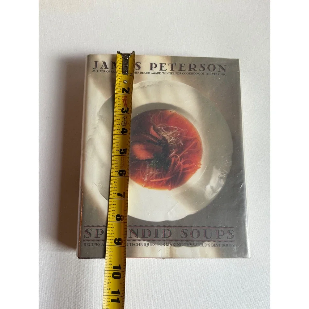Splendid Soups James Peterson Cookbook Hardcover Bantam Books RecipesTechniques